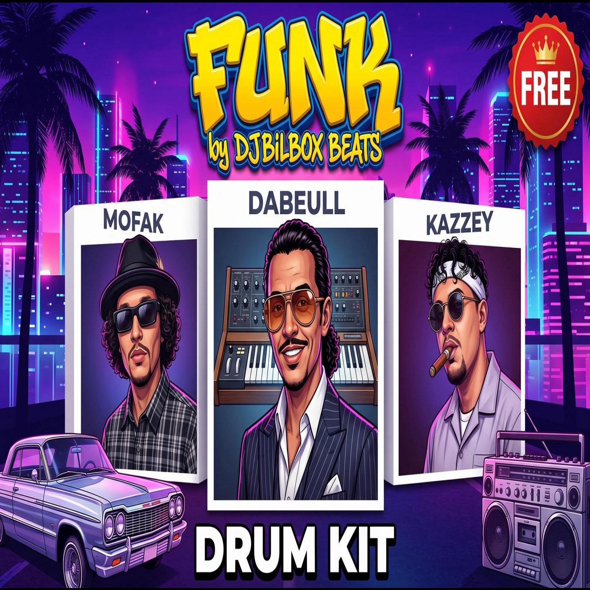 KIT DRUM FUNK — Professional Drum Kit by DABEULL, DOGG MASTER, KAZZEY, MOFAK