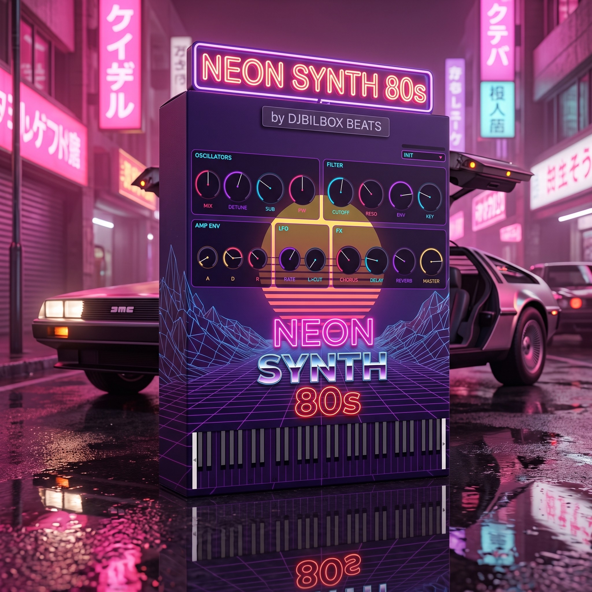NEON SYNTH 80s — Synthwave Polysynth
